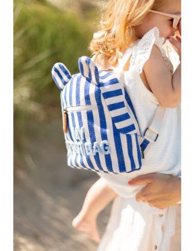 Mochila niños my first bag blue stripes