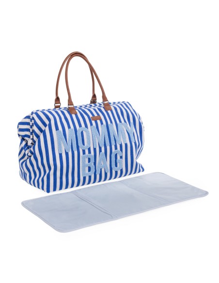 Mommy bag rayas azul