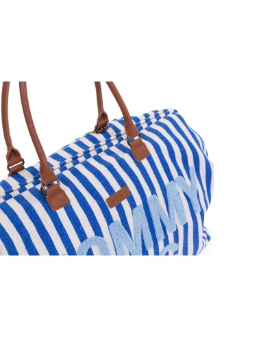 Mommy bag rayas azul