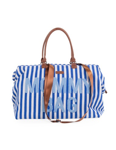 Mommy bag rayas azul
