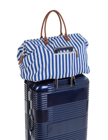 Mommy bag rayas azul