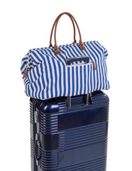 Mommy bag rayas azul