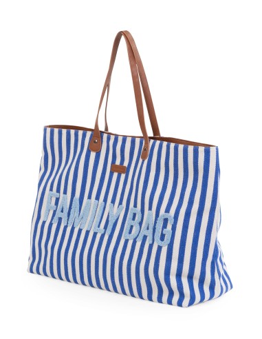 Family bag rayas azul