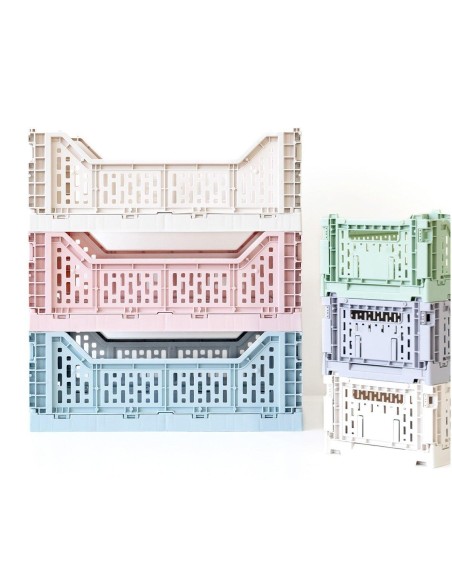 Caja plegable mediana sage