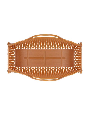 Bolso plástico retro vintage sand