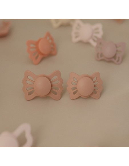 Pack 2 chupetes silicona lucky cedar/baby pink 0+