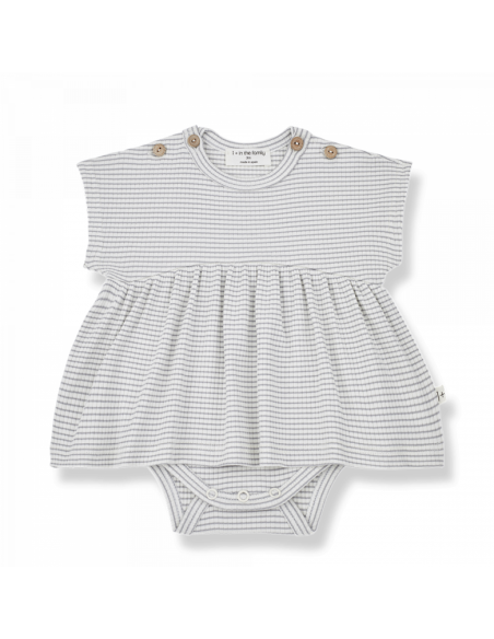 Vestido con body incorporado Lena smoky-ivory