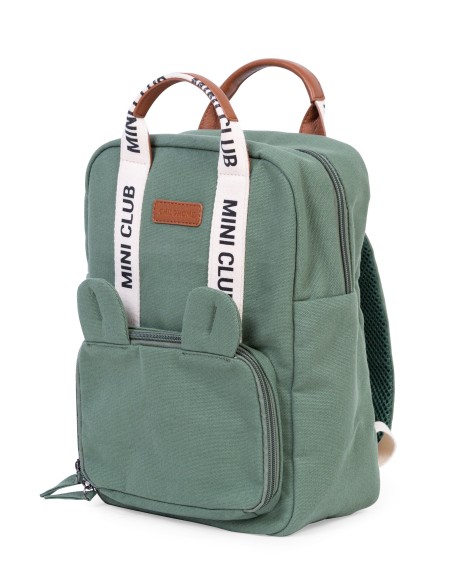 Mochila miniclub signature canvas green