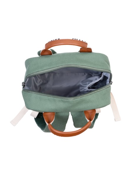 Mochila miniclub signature canvas green