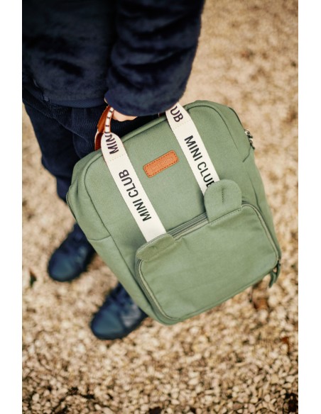 Mochila miniclub signature canvas green
