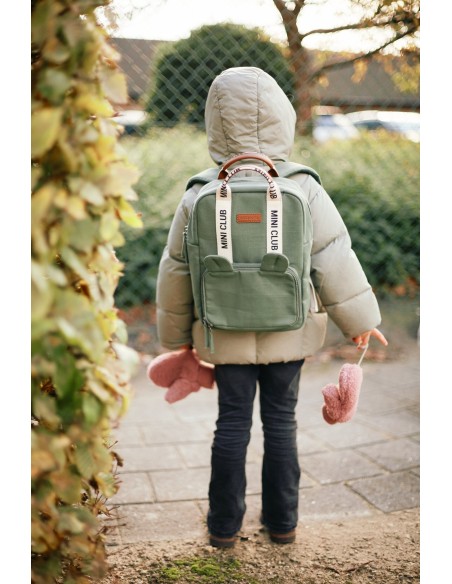 Mochila miniclub signature canvas green