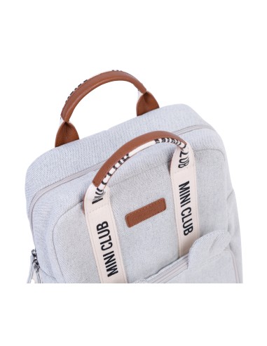 Mochila miniclub signature canvas offwhite