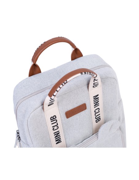 Mochila miniclub signature canvas offwhite