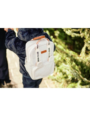 Mochila miniclub signature canvas offwhite