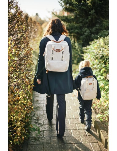 Mochila miniclub signature canvas offwhite