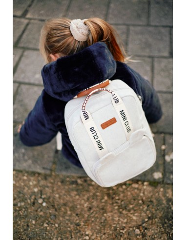 Mochila miniclub signature canvas offwhite