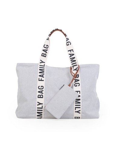 Family bag signature canvas offwhite
