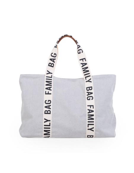 Family bag signature canvas offwhite
