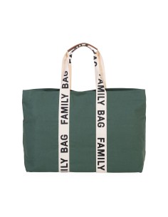Family bag signature canvas verde