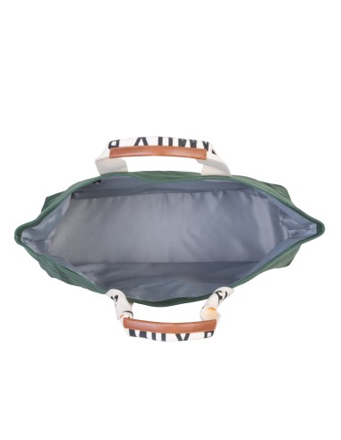 Family bag signature canvas verde