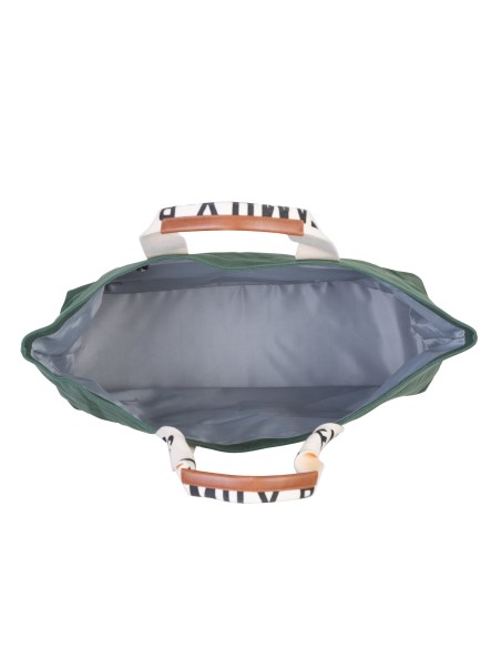 Family bag signature canvas verde