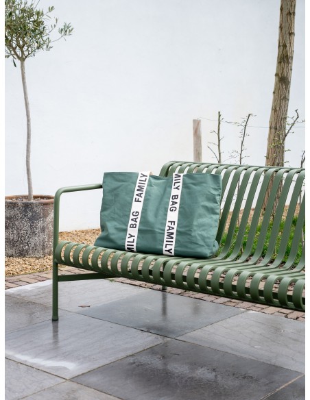 Family bag signature canvas verde