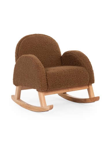 Mecedora niños teddy marrón