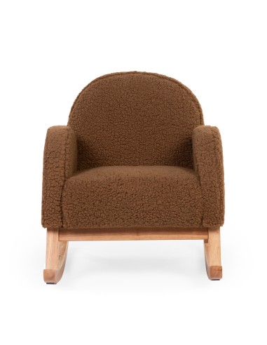 Mecedora niños teddy marrón