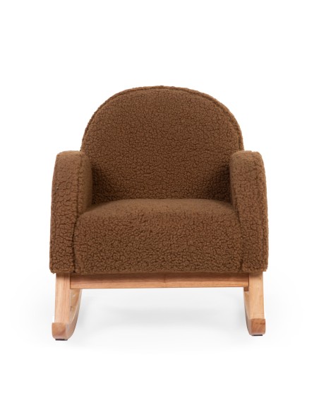 Mecedora niños teddy marrón