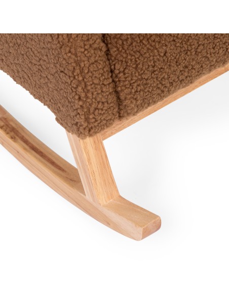 Mecedora niños teddy marrón