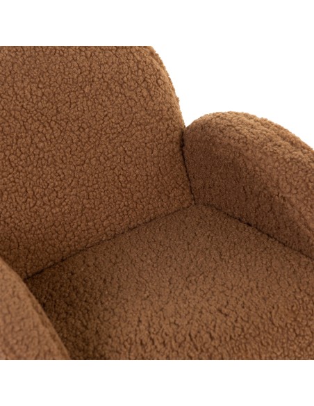 Mecedora niños teddy marrón