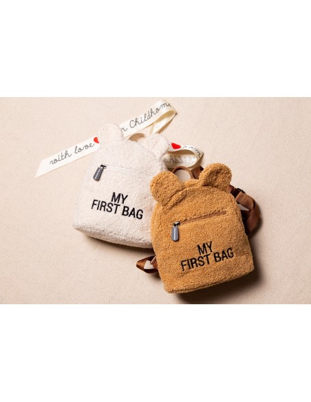 Mochila niños my first bag teddy brown