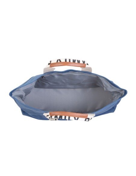 Family bag signature canvas indigo