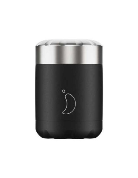 Termo de sólidos mate negro 300 ml