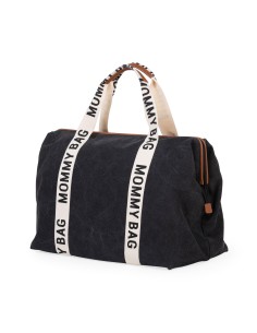 Mommy bag signature canvas negro 2