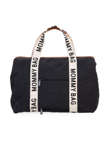 Mommy bag signature canvas negro
