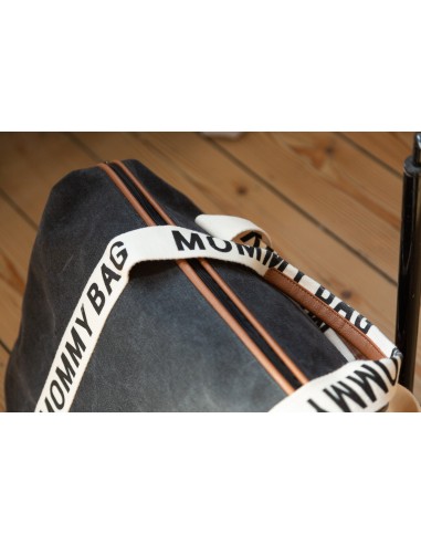 Mommy bag signature canvas negro