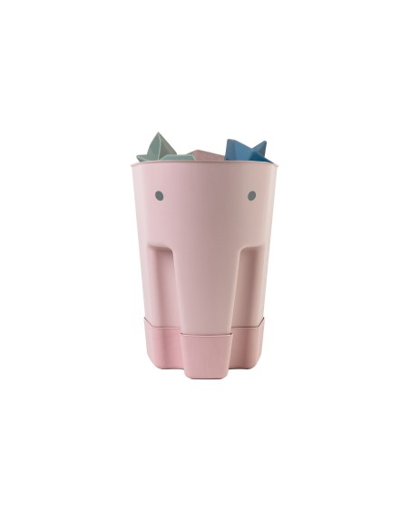Cubo juguetes de baño blush pink