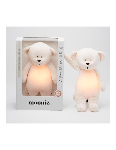Peluche luz-sonido oso orgánico cream