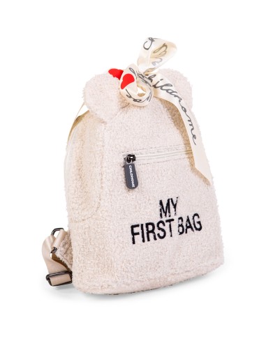 Mochila niños my first bag teddy offwhite