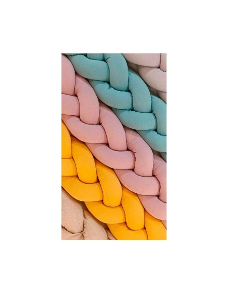 Trenza algodón gris 210cm