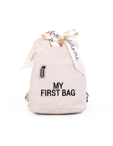 Mochila niños my first bag teddy offwhite