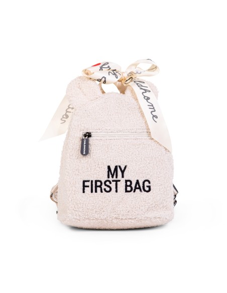 Mochila niños my first bag teddy offwhite
