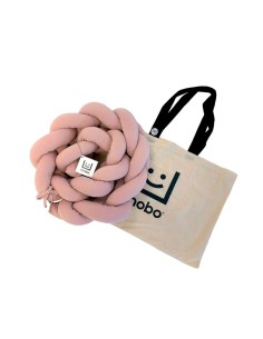 Trenza algodón rosa 210cm 2