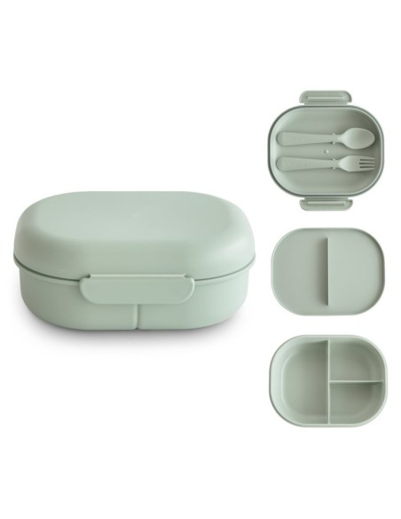 Caja almuerzo solid sage