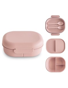 Caja almuerzo solid blush