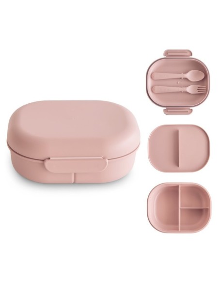 Caja almuerzo solid blush