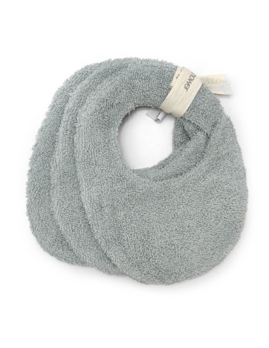 Set 3 baberos apricot