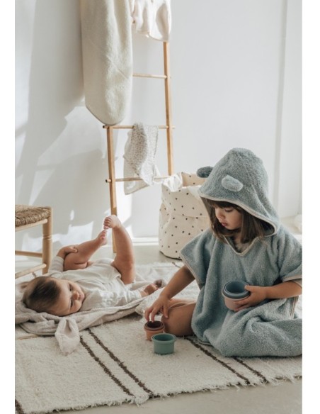 Poncho baño teddy terry  artic