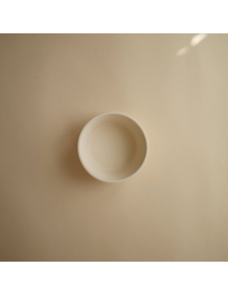 Bol con ventosa solid ivory